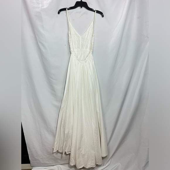 Raga Riptide backless white eyelet maxi dress size S - Picture 2 of 7